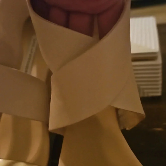 Diane Von furstenberg Opal Wedge in RoseGold/Pumice. Size 9.5 - Picture 15 of 16